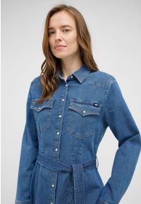 Damska Sukienka Mustang Style Elisa Denim Dress Denim Blue 1016938 5000 680. Materiał: denim #7
