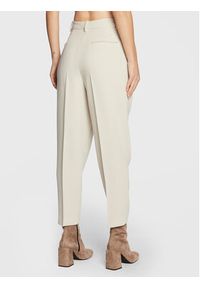 Bruuns Bazaar Spodnie materiałowe Cindysus Dagny BBW2393 Écru Loose Fit. Materiał: wiskoza, syntetyk #3