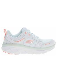 skechers - Buty do chodzenia damskie Skechers Walker 2.0. Kolor: biały. Materiał: syntetyk, tkanina, skóra. Sport: turystyka piesza