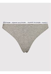 TOMMY HILFIGER - Tommy Hilfiger Komplet 3 par stringów 3p UW0UW02829 Kolorowy. Materiał: bawełna. Wzór: kolorowy #4