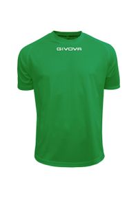 Koszulka piłkarska dla dorosłych Givova One. Kolor: zielony. Sport: piłka nożna