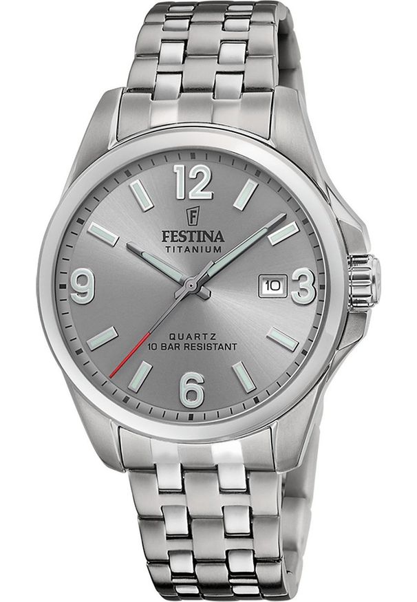 Zegarek męski Festina F20696-2 srebrny. Kolor: srebrny