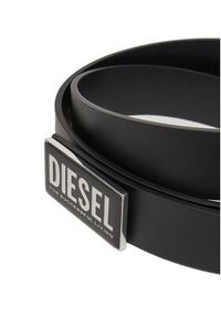 Diesel Pasek Męski X09945PR227 Czarny. Kolor: czarny. Materiał: skóra