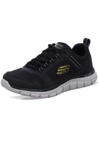 skechers - Buty Track - Knockhill Rozmiar 43 Czarny - 232001-BKGD. Kolor: czarny. Sport: turystyka piesza