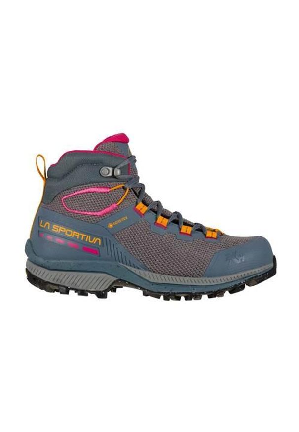 LA SPORTIVA - Buty do chodzenia damskie La Sportiva La Tx Hike Mid Gtx. Wysokość cholewki: za kostkę. Zapięcie: sznurówki. Kolor: wielokolorowy. Materiał: materiał, tkanina, syntetyk. Szerokość cholewki: normalna. Sport: turystyka piesza