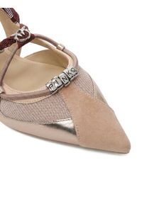 Pinko - PINKO Czółenka Gianira 30 SD0547 P003 Beżowy. Kolor: beżowy. Materiał: skóra #6