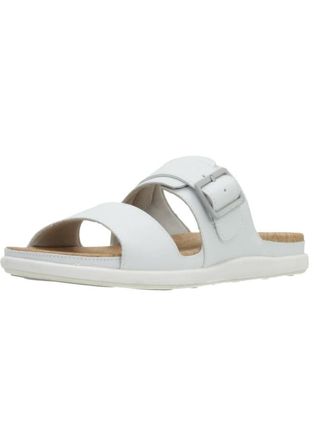 Clarks - Sandały CLARKS 86444 Biały. Kolor: biały. Materiał: syntetyk, tkanina, skóra. Sezon: lato