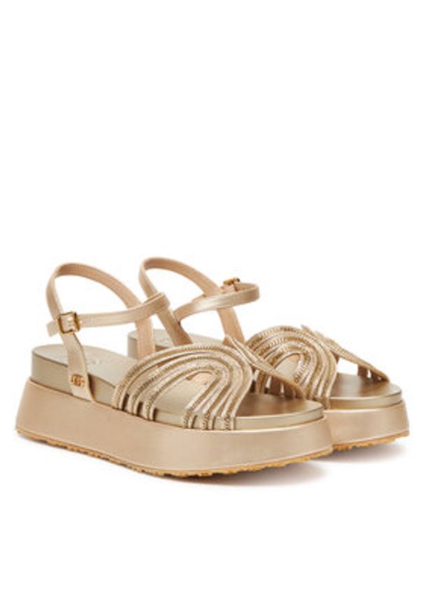 Liu Jo Sandały Frida 35 SA5103 EX029 Złoty. Kolor: złoty. Materiał: skóra