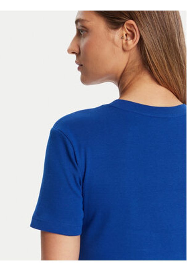 TOMMY HILFIGER - Tommy Hilfiger T-Shirt New Cody WW0WW40587 Niebieski Slim Fit. Kolor: niebieski. Materiał: bawełna