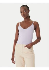 Guess Top O6GR01 Z5302 Fioletowy Regular Fit. Kolor: fioletowy. Materiał: wiskoza #1