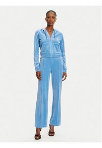 Juicy Couture Bluza Madison JCWA122001 Niebieski Slim Fit. Kolor: niebieski. Materiał: syntetyk #4