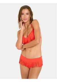 Banana Moon Góra od bikini Cowo Fringes LSE62 Pomarańczowy. Kolor: pomarańczowy. Materiał: syntetyk #1
