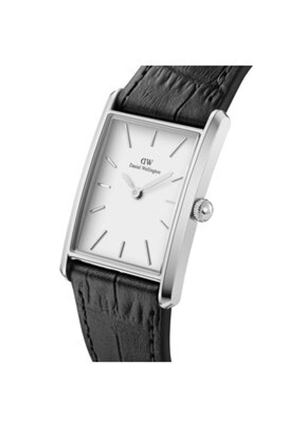 Daniel Wellington Zegarek Bound Black Crocodile DW00100697 Czarny. Kolor: czarny