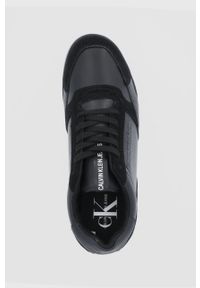 Calvin Klein Jeans Buty kolor czarny. Zapięcie: sznurówki. Kolor: czarny. Materiał: guma #4