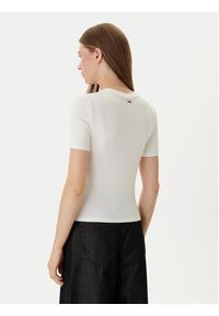 Calvin Klein T-Shirt LV044D246G Écru Slim Fit #5