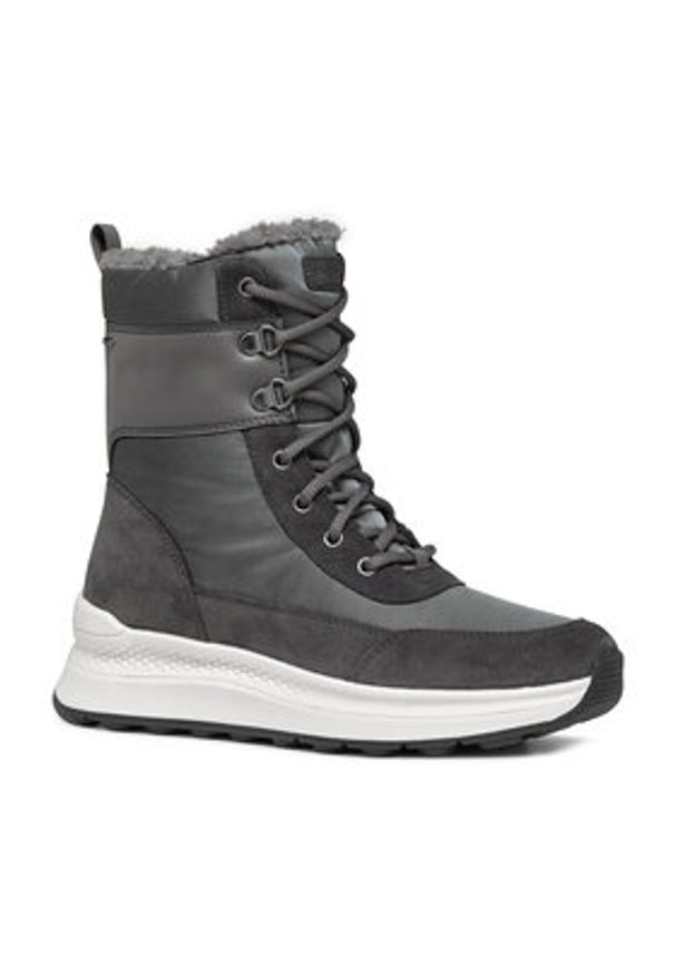 Geox Śniegowce D Spherica Actif X2 D46WPA 0FU22 C9002 Szary. Kolor: szary. Materiał: materiał