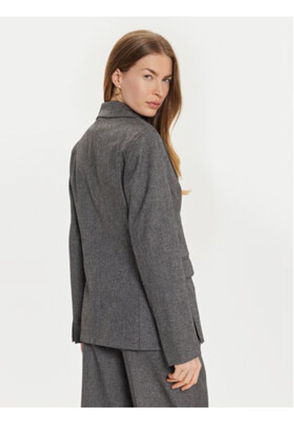 Imperial Marynarka JAO6IEI Szary Regular Fit. Kolor: szary. Materiał: syntetyk