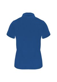ROLY - Damska Sportowa Koszulka Polo Z Krótkim Rękawem Monzha. Typ kołnierza: polo. Kolor: niebieski. Długość rękawa: krótki rękaw. Długość: krótkie