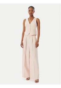 Rinascimento Spodnie palazzo CFC0123671003 Różowy Regular Fit. Kolor: różowy. Materiał: syntetyk #5