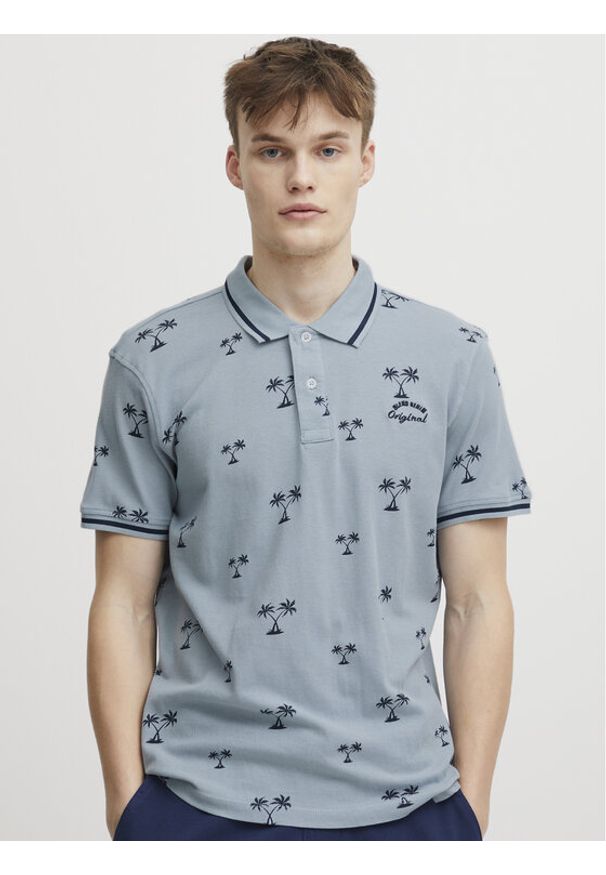 Blend Polo 20715468 Niebieski Regular Fit. Typ kołnierza: polo. Kolor: niebieski. Materiał: bawełna
