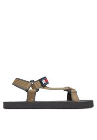 Sandały Tommy Jeans. Okazja: na co dzień. Kolor: brązowy. Styl: casual