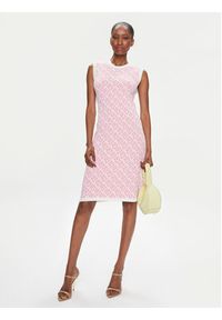 Gaudi Sukienka dzianinowa 411BD13003 Różowy Regular Fit. Kolor: różowy. Materiał: wiskoza