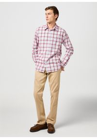 Wrangler - MESKIE SPODNIE MATERIALOWE WRANGLER GREENSBORO PLAZA TAUPE 112362345 #5