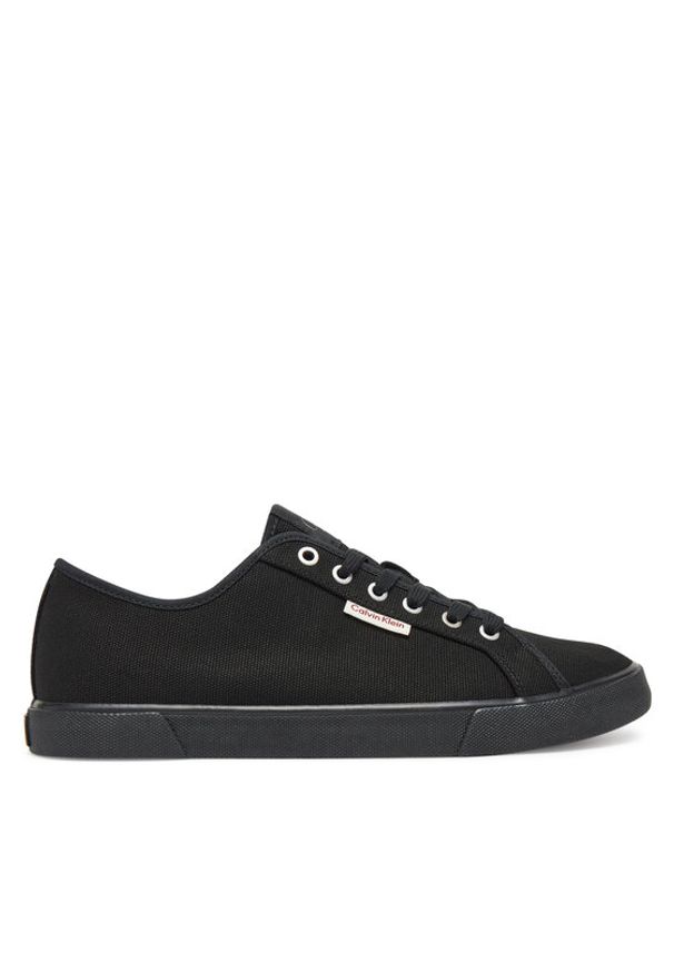 Calvin Klein Jeans Tenisówki Ess Vulc Low Mg Cv YM0YM01301 Czarny. Kolor: czarny. Materiał: materiał