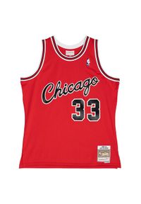 Mitchell & Ness - Jersey Chicago Bulls NBA Alternate 2003 Scottie Pippen. Kolor: czerwony. Materiał: jersey. Sport: koszykówka #1
