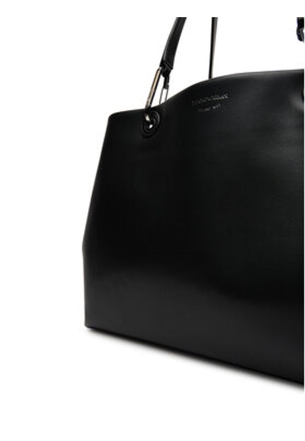 Emporio Armani Torebka EW001001 AF18673 UC001 Czarny. Kolor: czarny. Materiał: skórzane