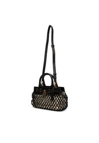 TOMMY HILFIGER - Tommy Hilfiger Torebka American Icon Mini Tote Macrame AW0AW18542 Czarny. Kolor: czarny #6