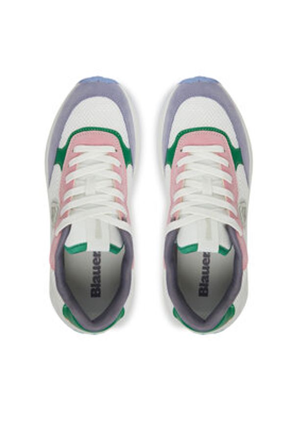 Blauer Sneakersy S5LYNN01 Biały. Kolor: biały. Materiał: materiał