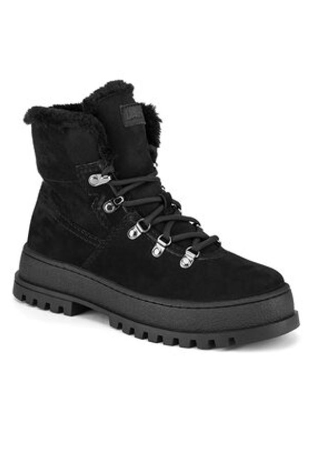 Lasocki Trzewiki ARC-DUNA-01 Czarny. Kolor: czarny. Materiał: nubuk, skóra