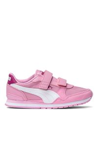 Sneakersy dziecięce różowa Puma ST Runner V3 NL V Ps. Okazja: na uczelnię. Kolor: różowy. Materiał: guma, skóra ekologiczna. Szerokość cholewki: normalna. Wzór: aplikacja