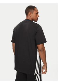 Adidas - adidas T-Shirt Future Icons 3-Stripes IR9166 Czarny Loose Fit. Kolor: czarny. Materiał: bawełna
