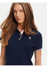 U.S. Polo Assn. Sukienka codzienna WUP1312 Granatowy Regular Fit. Okazja: na co dzień. Typ kołnierza: polo. Kolor: niebieski. Materiał: bawełna. Typ sukienki: proste. Styl: casual