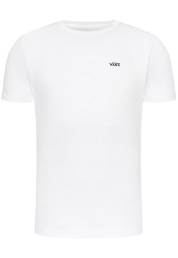 Vans T-Shirt Left Chest Logo VN0A3CZEY281 Biały Classic Fit. Kolor: biały. Materiał: bawełna