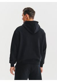 Pako Lorente - PAKO LORENTE - Czarna bluza dresowa z kapturem. Typ kołnierza: kaptur. Kolor: szary, czarny. Materiał: dresówka. Wzór: gładki #7