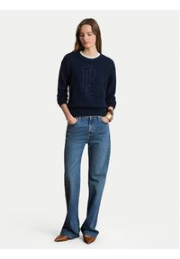 Lauren Ralph Lauren - LAUREN RALPH LAUREN Sweter 200979653004 Granatowy Regular Fit. Kolor: niebieski. Materiał: bawełna #3