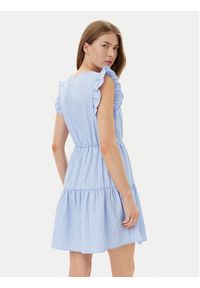 Vero Moda Sukienka codzienna 10325250 Niebieski Regular Fit. Okazja: na co dzień. Kolor: niebieski. Materiał: bawełna. Typ sukienki: proste. Styl: casual #3