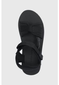 Calvin Klein Jeans sandały YM0YM00353.0GL męskie kolor czarny. Zapięcie: rzepy. Kolor: czarny. Materiał: materiał, włókno. Wzór: gładki #3