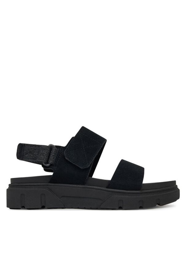 Timberland Sandały Greyfield 2 TB0A61N4EK41 Czarny. Kolor: czarny. Materiał: skóra, zamsz