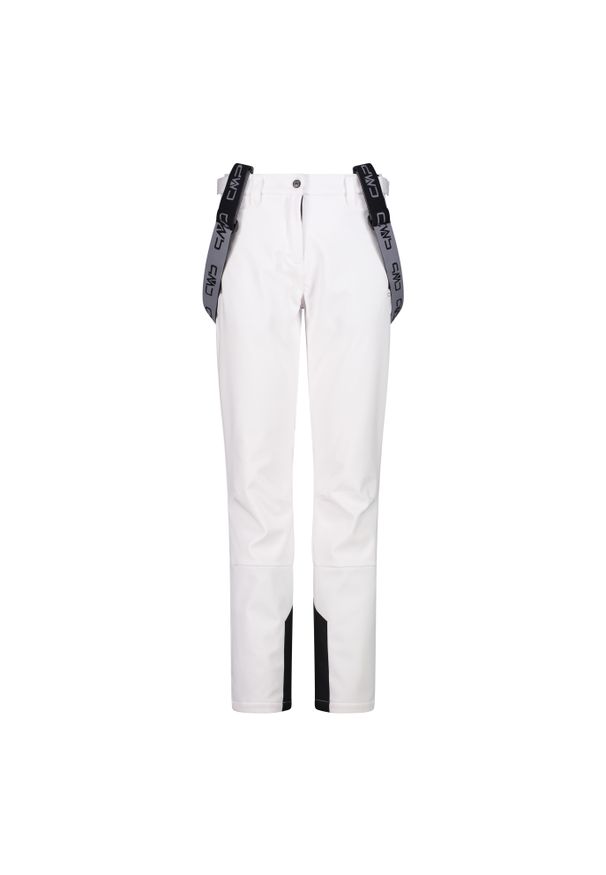 Spodnie damskie narciarskie CMP 34W4326. Kolor: biały. Sezon: zima. Sport: narciarstwo