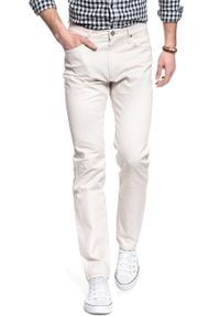 Lee - LEE RIDER MĘSKIE SPODNIE JEANSOWE WHITE SAND L701LB15. Materiał: jeans #5