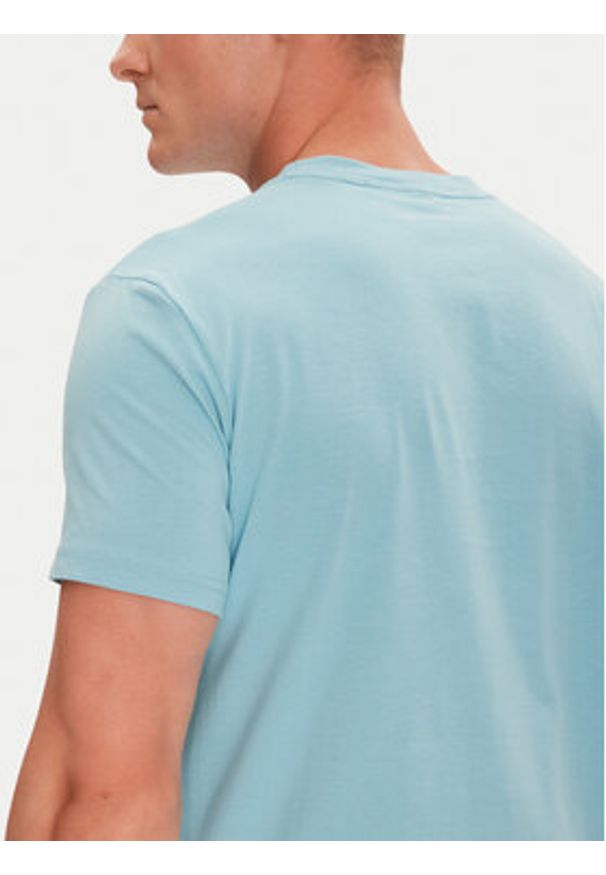 BOSS T-Shirt 50491706 Niebieski Regular Fit. Kolor: niebieski. Materiał: bawełna