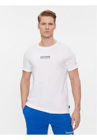 TOMMY HILFIGER - Tommy Hilfiger T-Shirt MW0MW34387 Biały Regular Fit. Kolor: biały. Materiał: bawełna