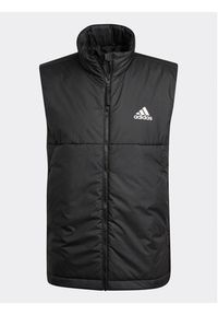 Adidas - adidas Kamizelka 3-Stripes HI0945 Czarny Regular Fit. Kolor: czarny. Materiał: syntetyk #4