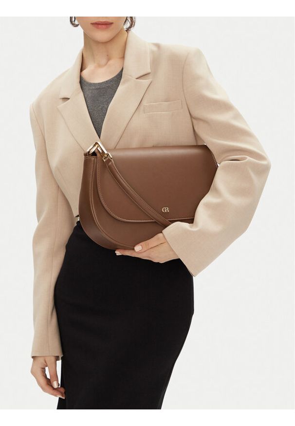 Gino Rossi Torebka C-SHIRLEY-LX10168 Brązowy. Kolor: brązowy