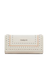 Desigual Portfel 25SAYP21 Écru. Kolor: kremowy. Materiał: skóra #1