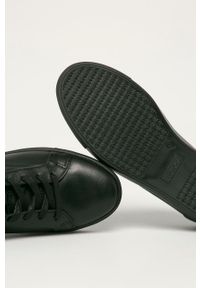 Wojas Buty skórzane kolor czarny na płaskiej podeszwie. Nosek buta: okrągły. Zapięcie: sznurówki. Kolor: czarny. Materiał: skóra. Obcas: na płaskiej podeszwie #4